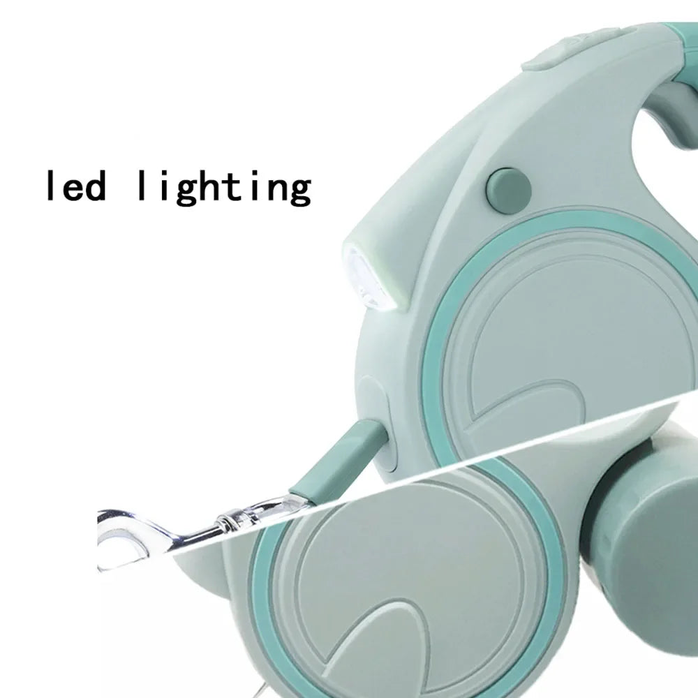 Dog Leash With Led Lights and Garbage Bag - Empire P.E