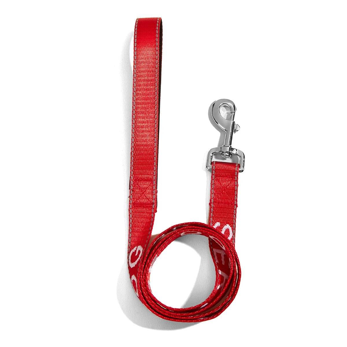 Small Pet Dogs and Cat Leashes Solid color Service Dog & Emotional Support Jacquard Leash Reflection Strong Pet Walking Training - Empire P.E