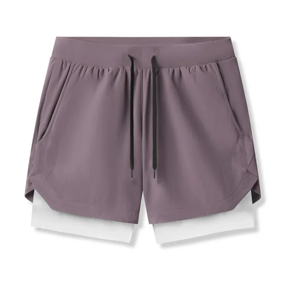 2023 new Breathable Double layer sport shorts - Empire P.E