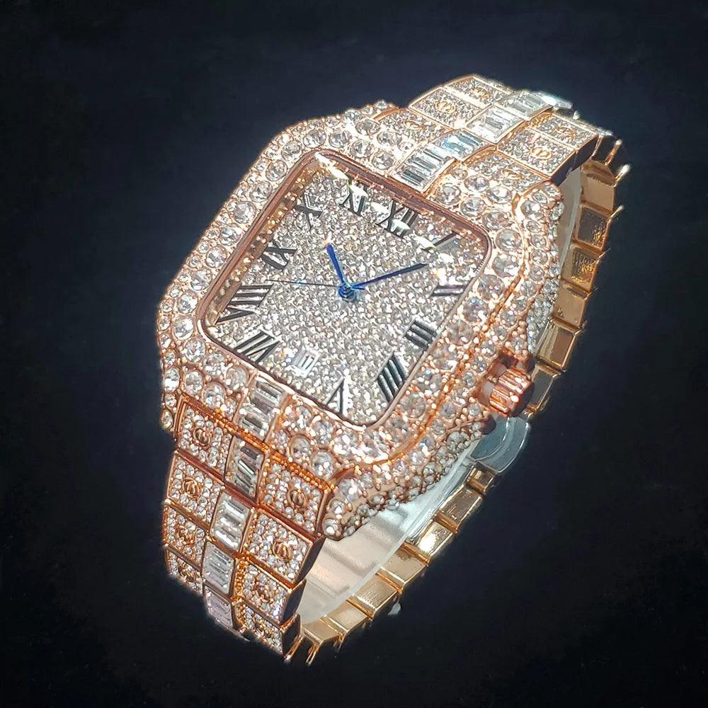 Luxury Original Brand Men Watch Bling Diamond - Empire P.E
