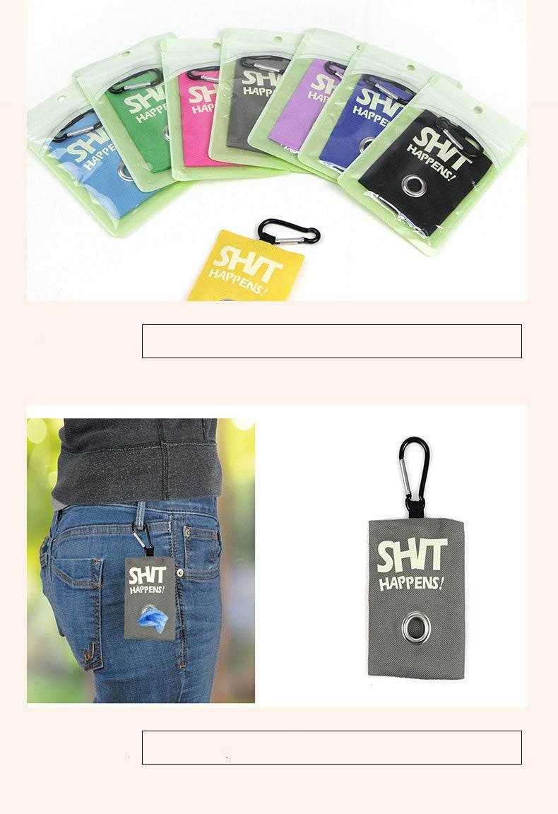 Pet Poop Bag pets Supplies Canvas Garbage Bags Dispenser Portable Dog Poop Waste Bag Holder Outdoor Puppy Cat outdoor Pick Up - Empire P.E
