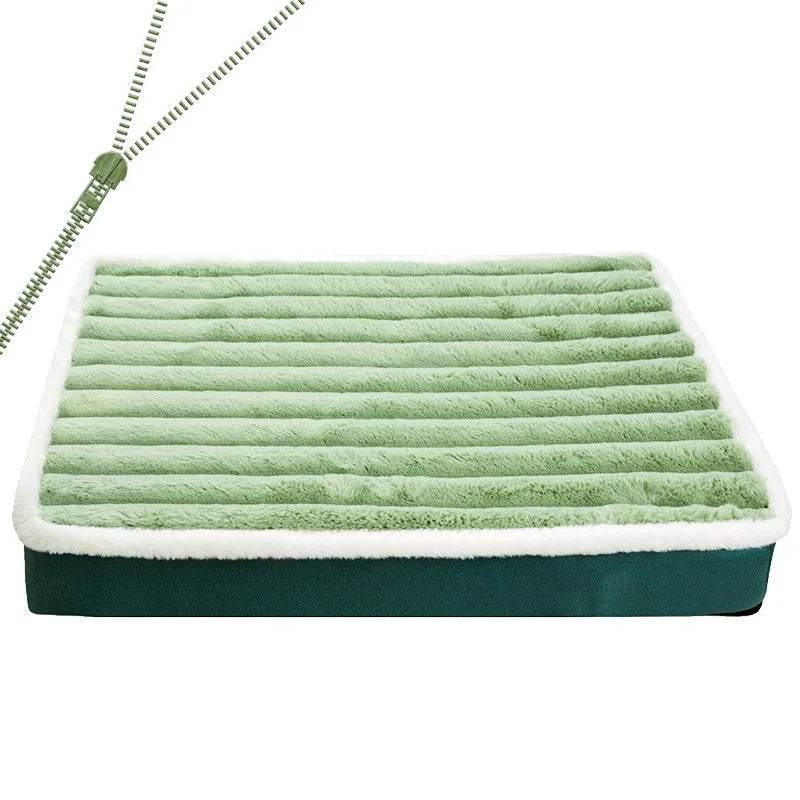 Dog Bed Mat with Zipper Remolvable Pet Mattress for Dog Sleeping Mat Washable Dog Mattress Pet Pad Cushion for Small Medium Pet - Empire P.E
