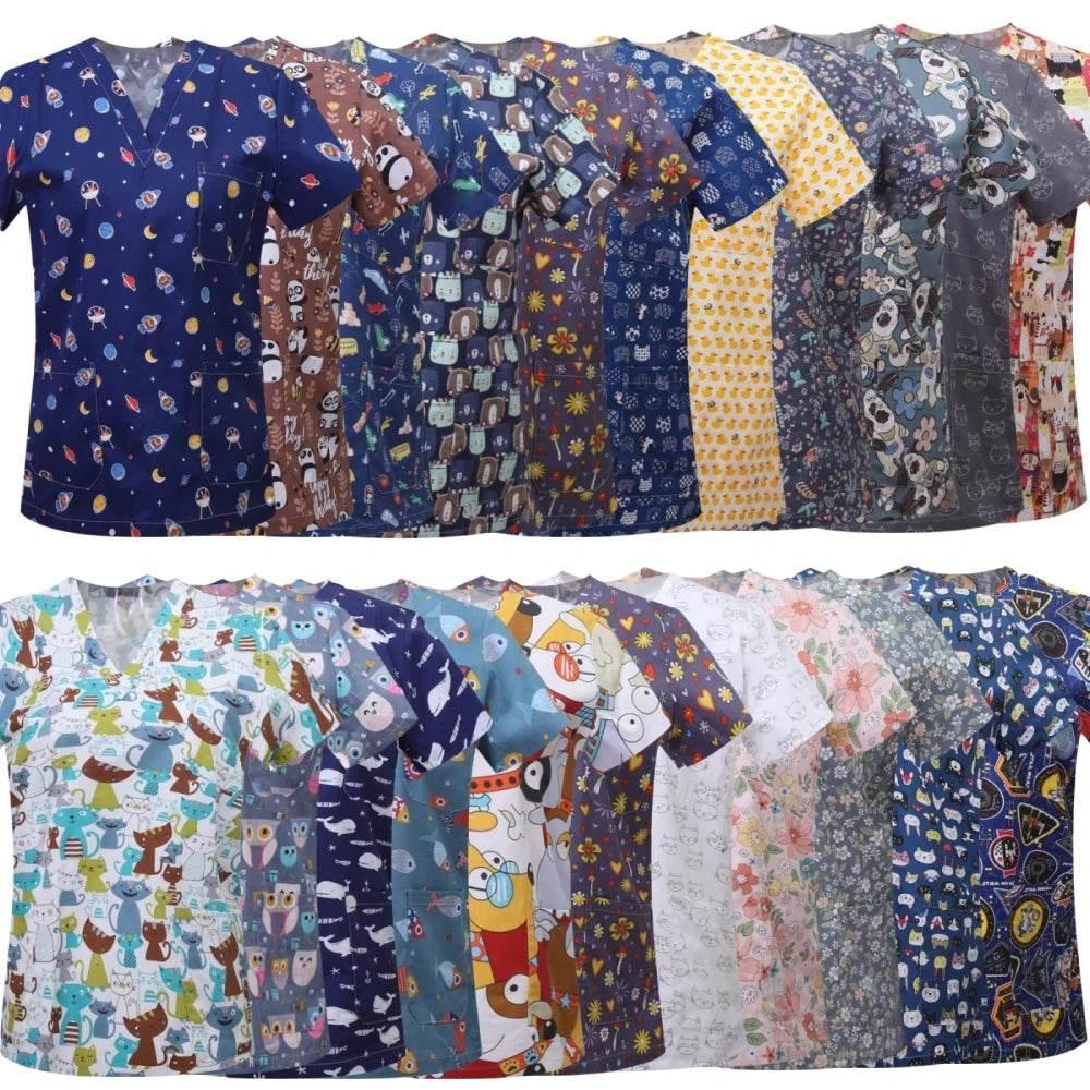 S-XXL 100%Cotton Scrubs Uniforms - Empire P.E