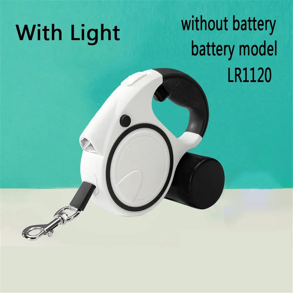 Dog Leash With Led Lights and Garbage Bag - Empire P.E