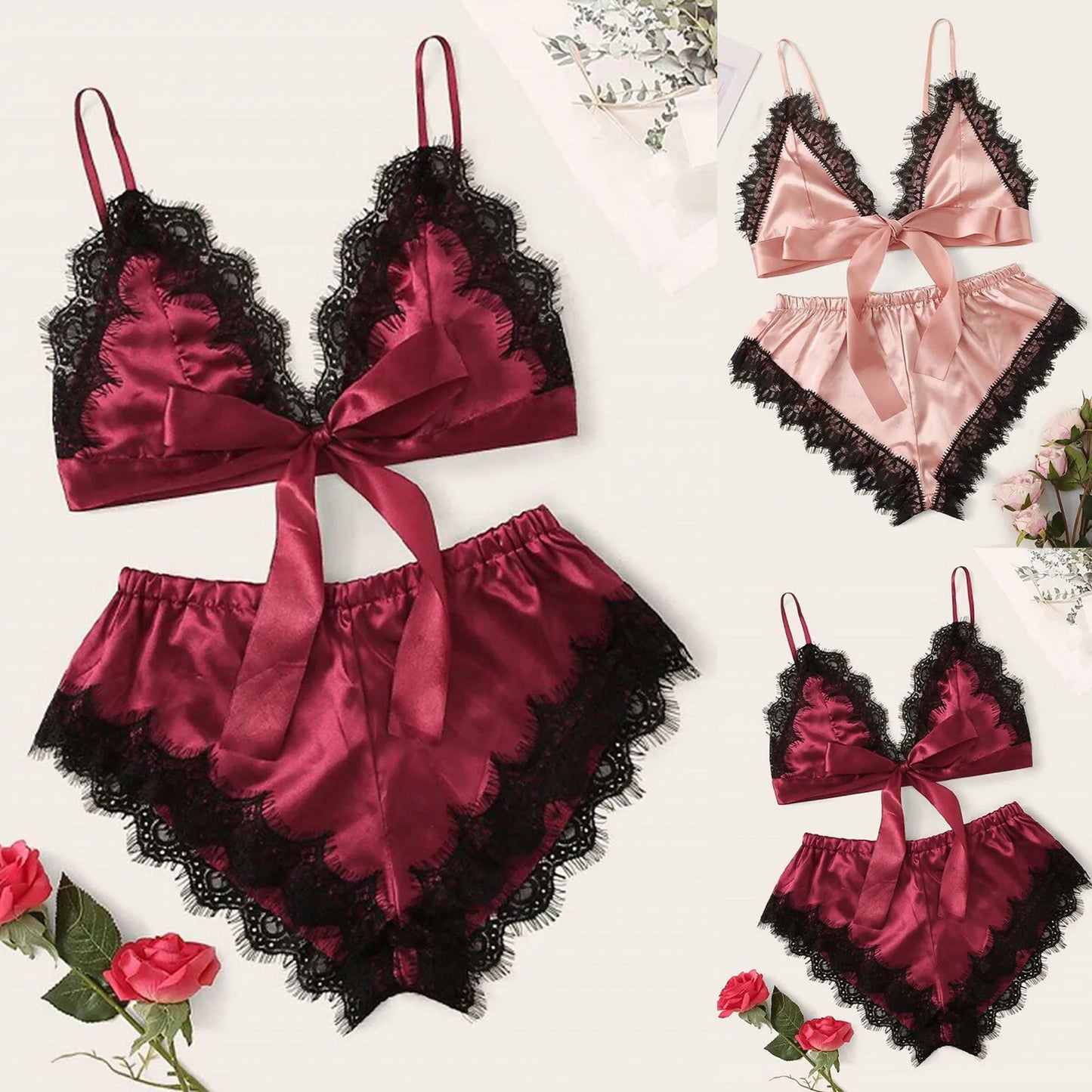 Free Shiping Sexy Babydoll For Underwear Suits Lingerie Underwear Sleepwear Pajamas Women's lingerie нижнее бельё женское - Empire P.E