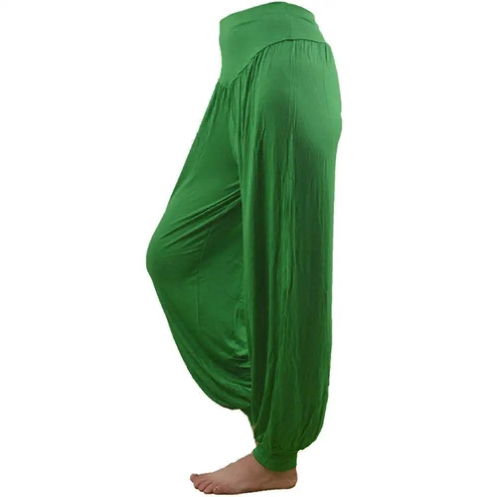 Women's Yoga Pants Comfy Harem Loose Long Pants Belly Dance Boho Sports Wide Trousers Women High Waist Yoga Pants Yoga Clothing - Empire P.E