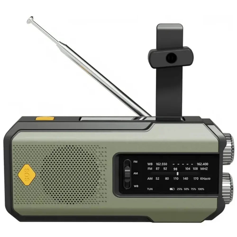 Weather Radio Emergency Multifunctional Radio FM AM WB Hand Crank - Empire P.E