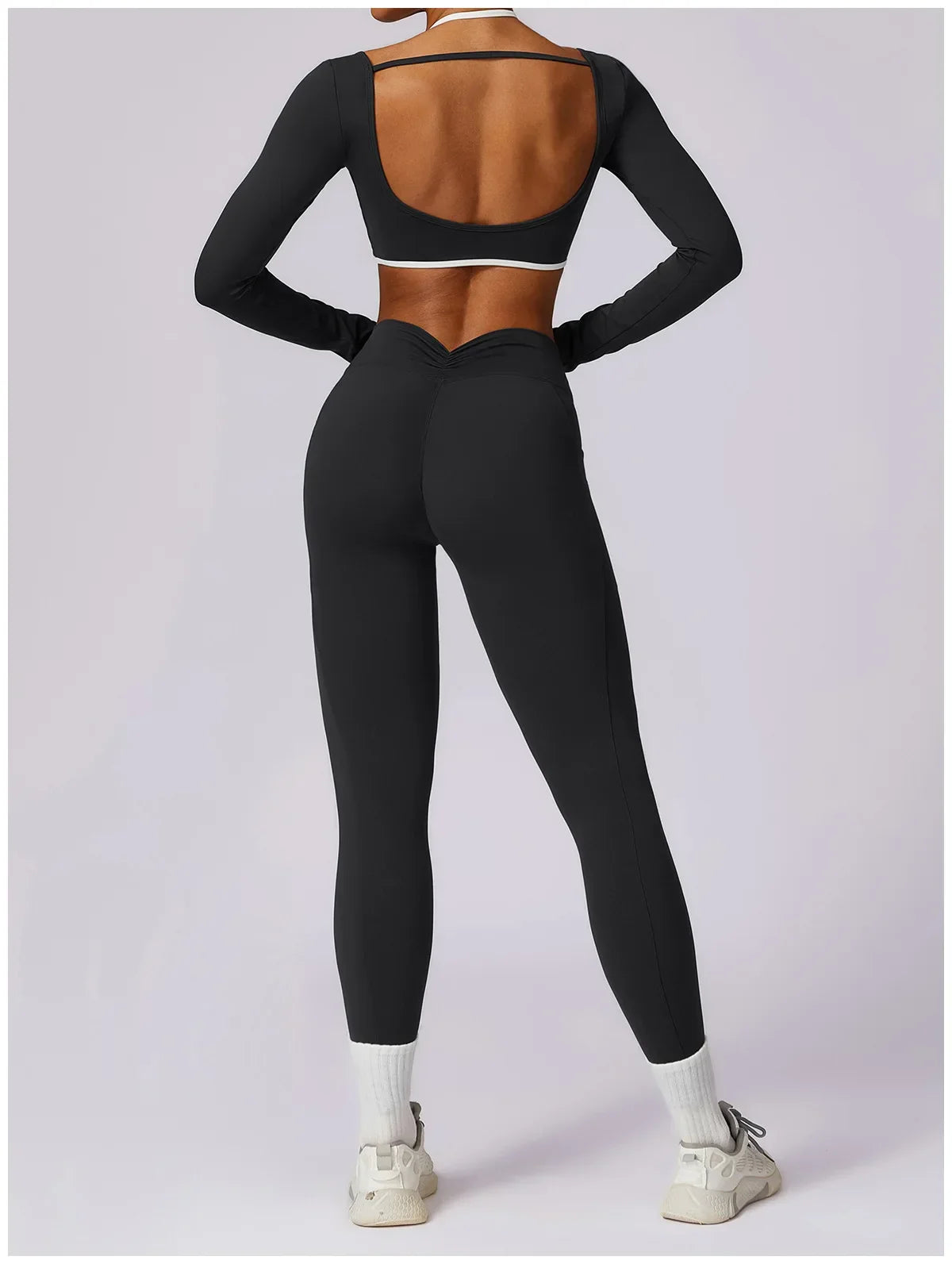 Yoga Set 2PCS Women Sportswear Push Up Workout Clothes - Empire P.E