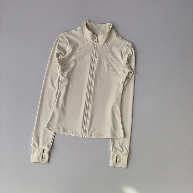 Yoga Suit Women's High-end Standing Collar Long Sleeved - Empire P.E