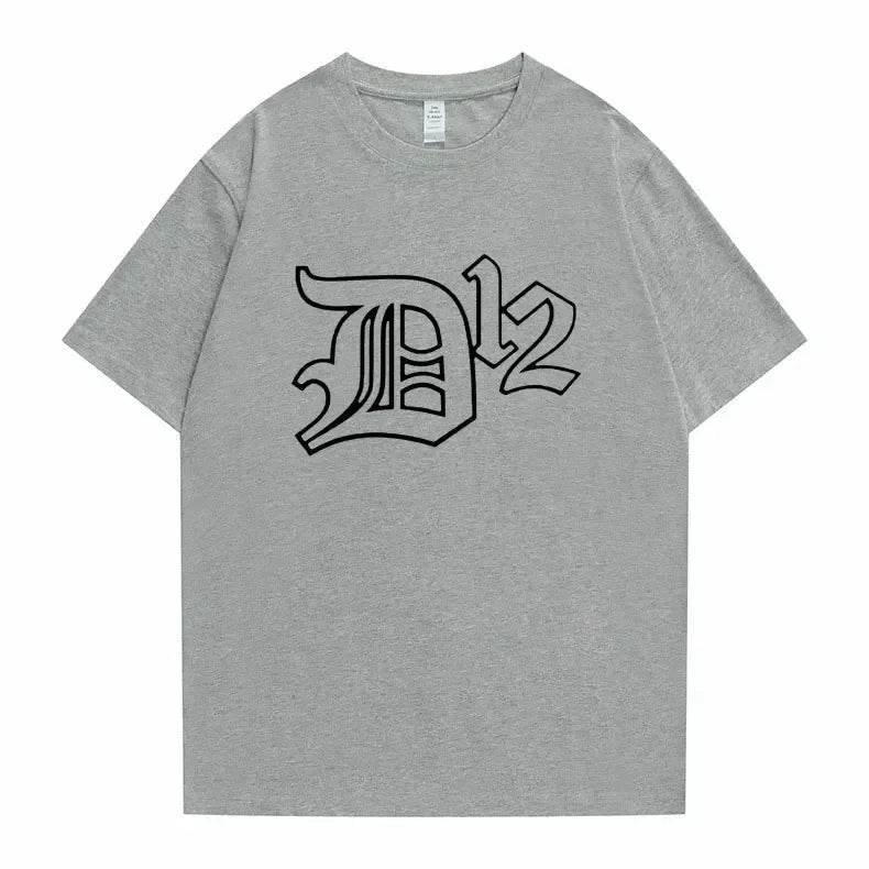 Rap singer Eminem's same pattern printed Tshirt for womenloose top style fashionable oversized hip-hop Tshirt for women - Empire P.E