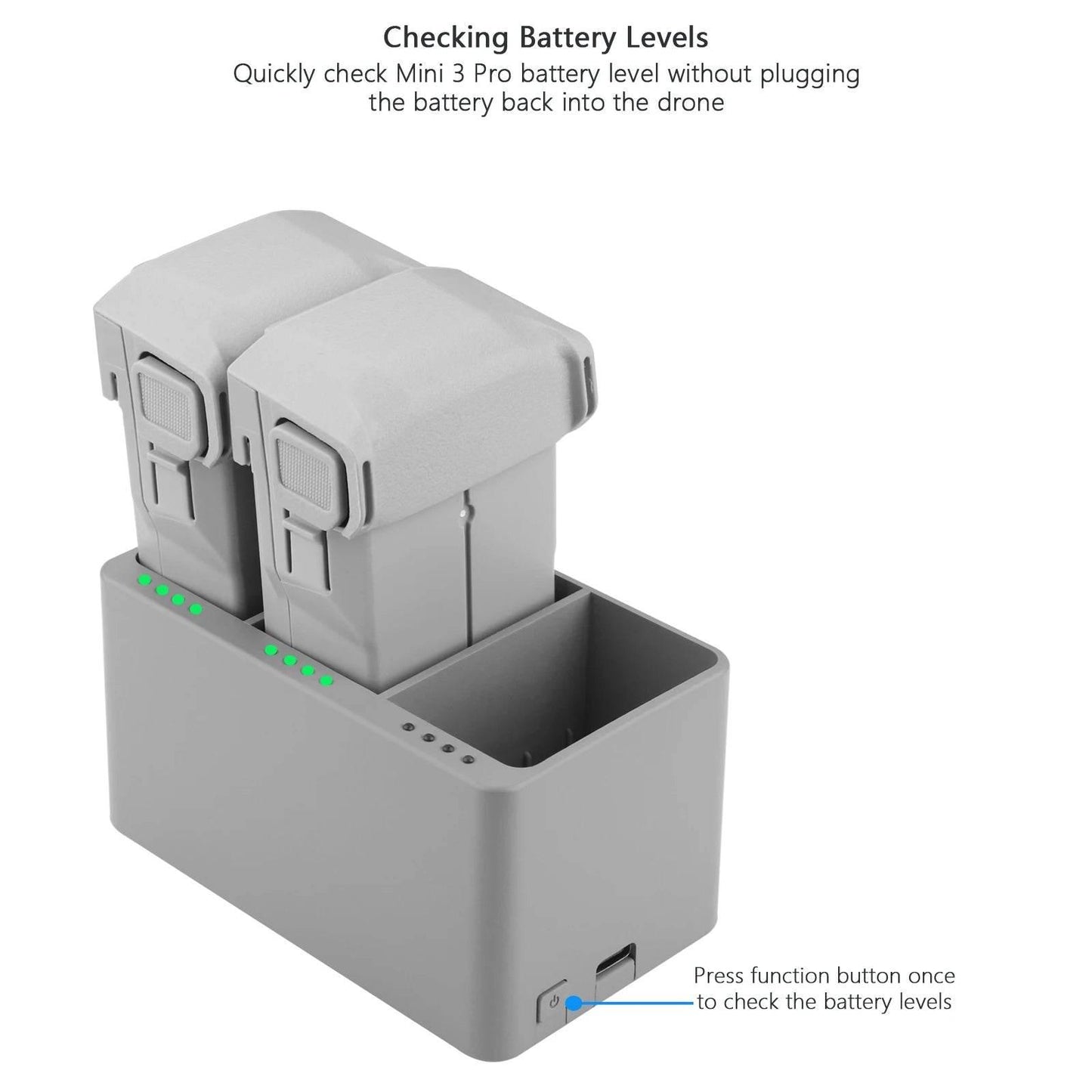 For DJI Mini 3/3 Pro/Mini 3 Pro Drones Battery With 3-Way Charging Hub Charger Intelligent Flight Battery Accessories - Empire P.E