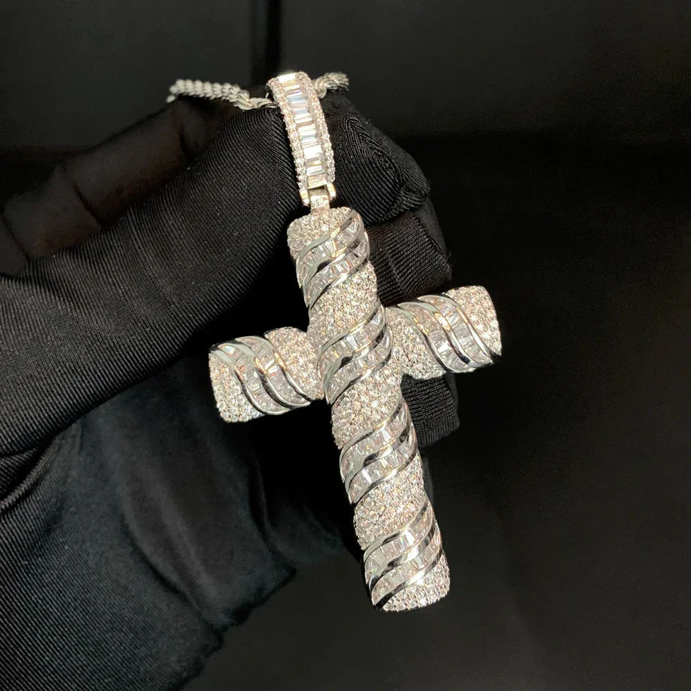 2025 New Arrived Hip Hop Rock Cross Pendant