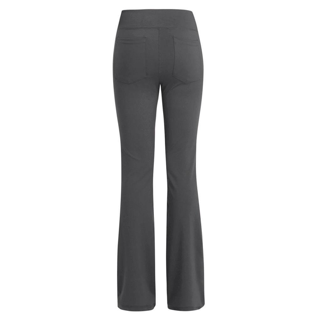 Ogilvy Mather Solid Elegant Female Lady Women's Legs Pants Palazzo Flared Wide Killer High Waist OL Ladies Career Long Trousers - Empire P.E
