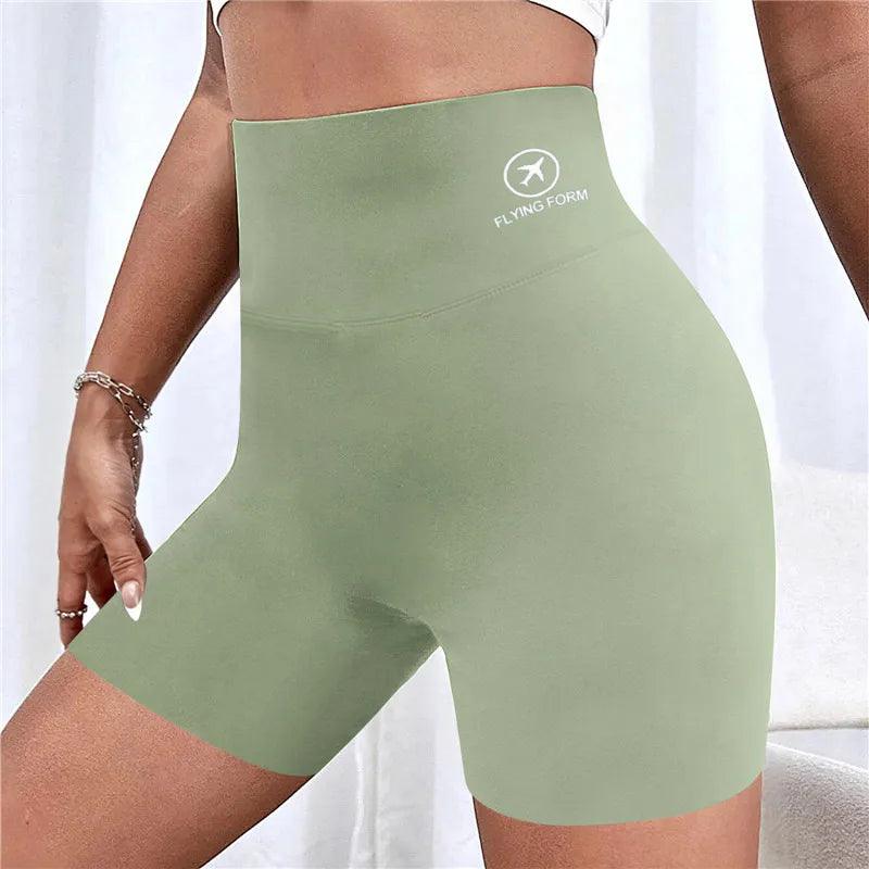 Women Yoga Sports Shorts High Waist Fitness Shorts Casual Streetwear Short Trousers Female Tight Shorts For Ladies Workout Pants - Empire P.E