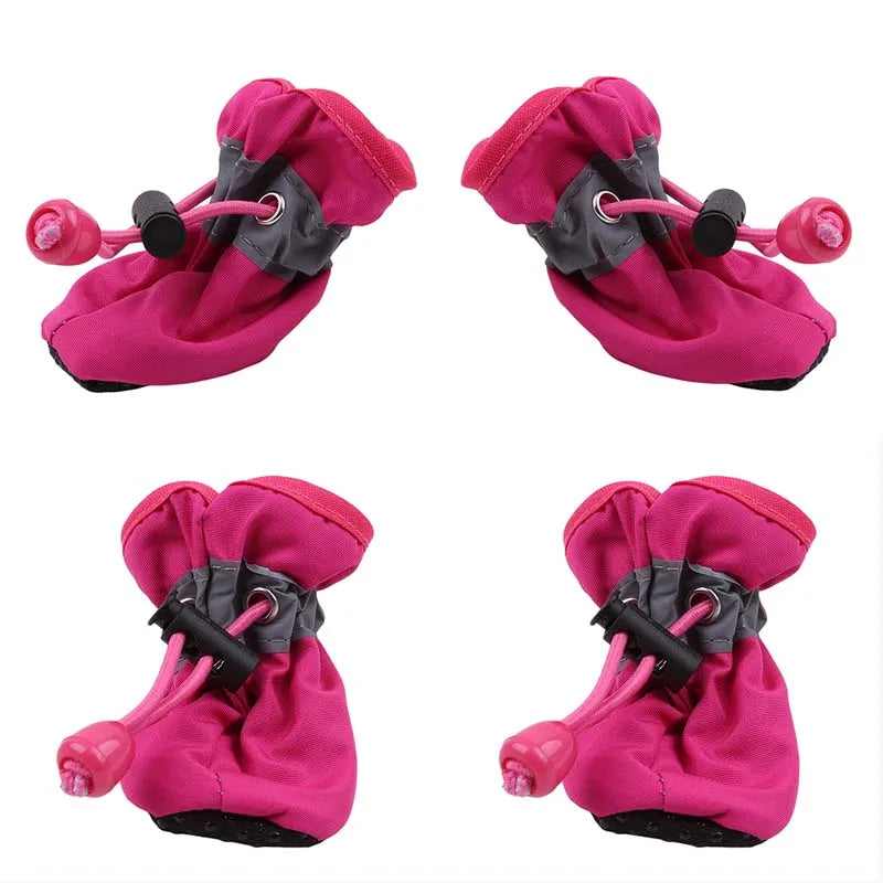 New 4pcs Pet Dog Shoes