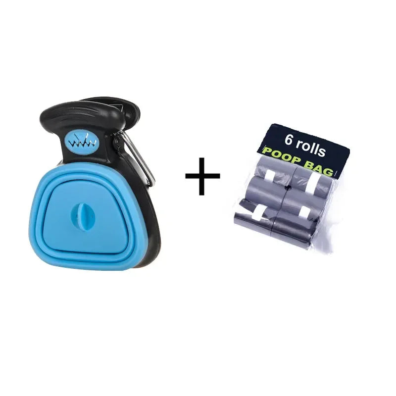 Dog Poop Bag Dispenser Travel Foldable Pooper Scooper - Empire P.E