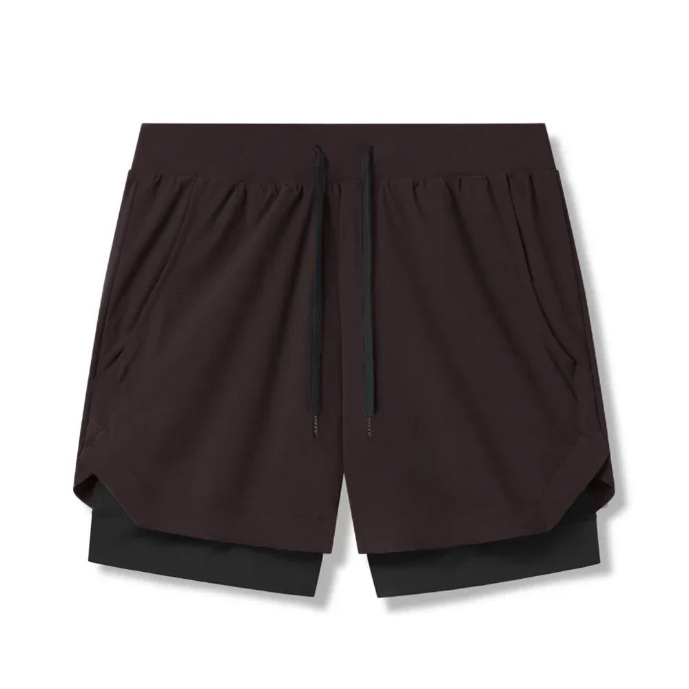 2023 new Breathable Double layer sport shorts - Empire P.E