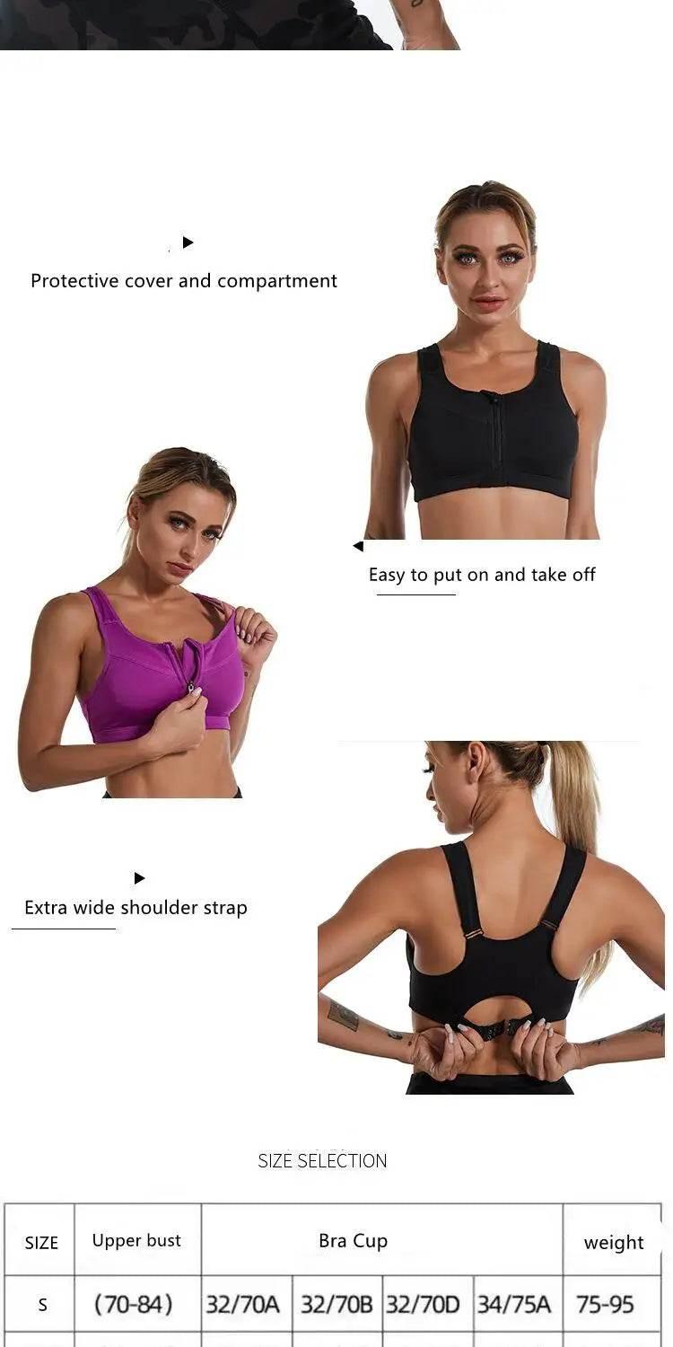 Fitness Women Sportswear Sports Bra Crop Top Feminine Sport Top Bras For Fitness Gym Female Underwear Running Push Up Brassiere - Empire P.E