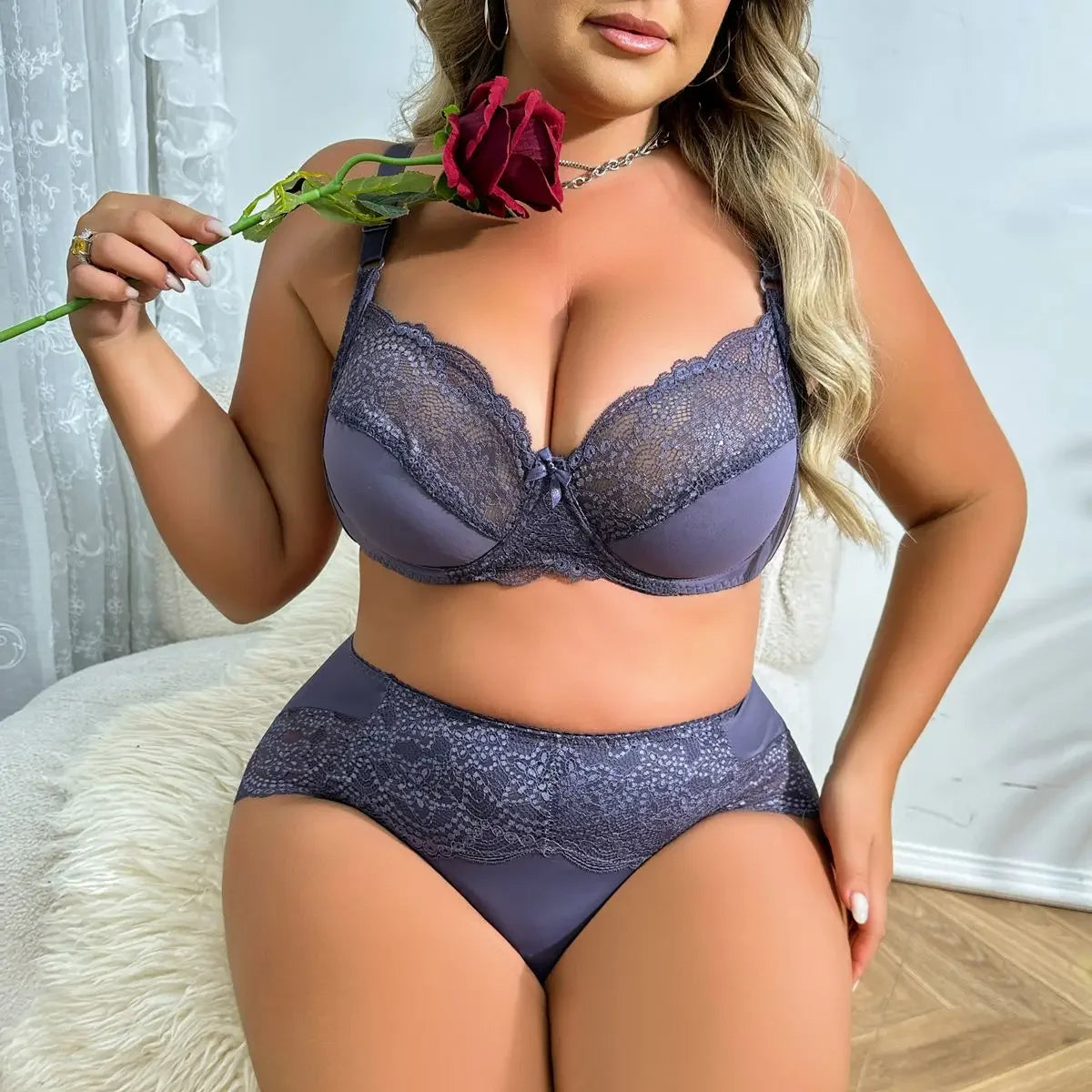 Beauwear Sexy Lace Bra and brief Set - Empire P.E