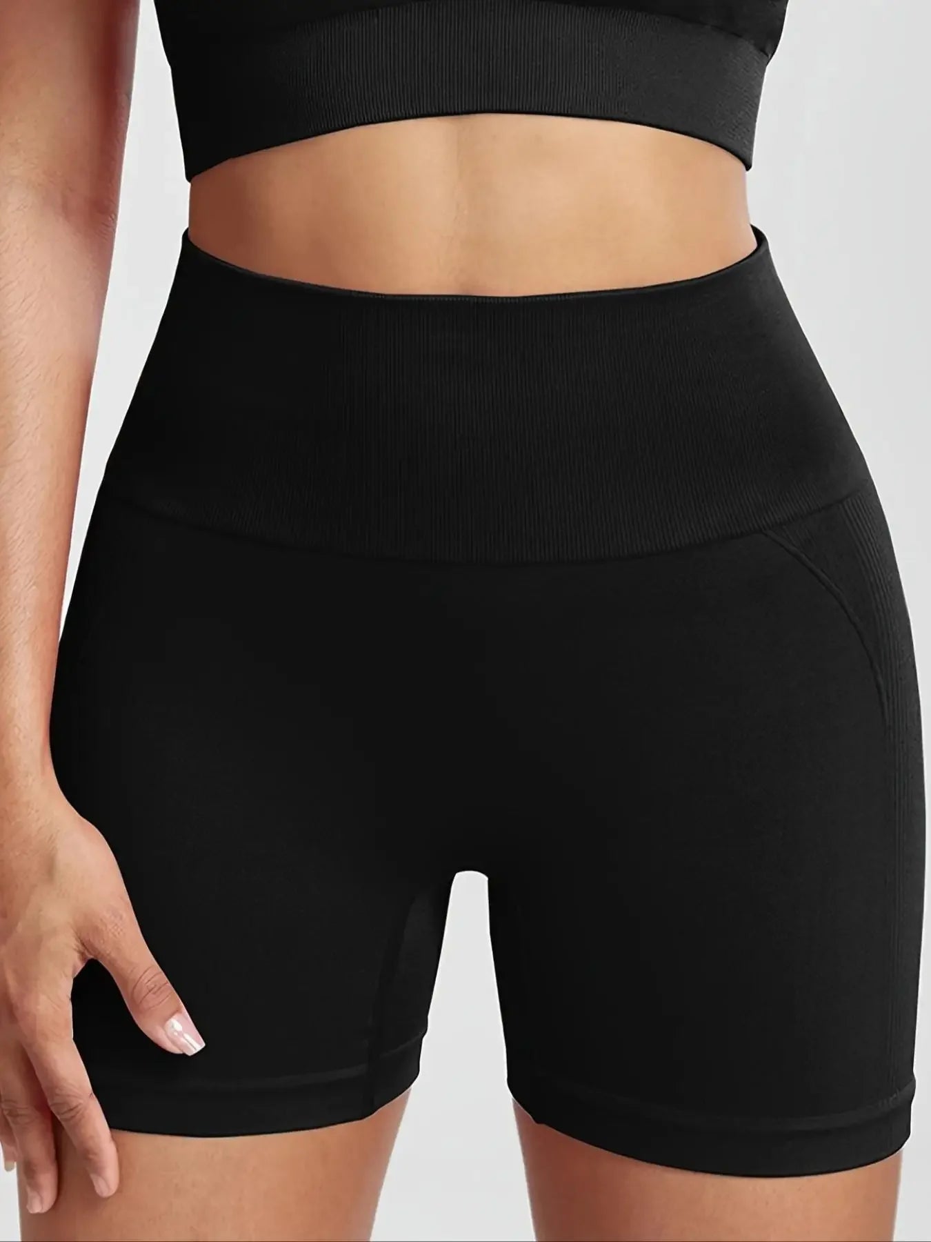 3 pairs of shorts yoga sports running, wide belt seamless sports shorts, women's shorts,