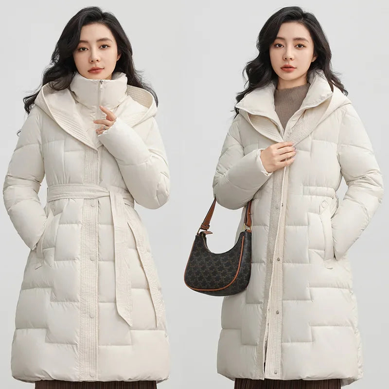 2024 Winter New Women Long Thicken Down Coat