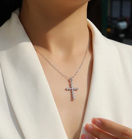 Full Moissanite Diamond Necklace for Women