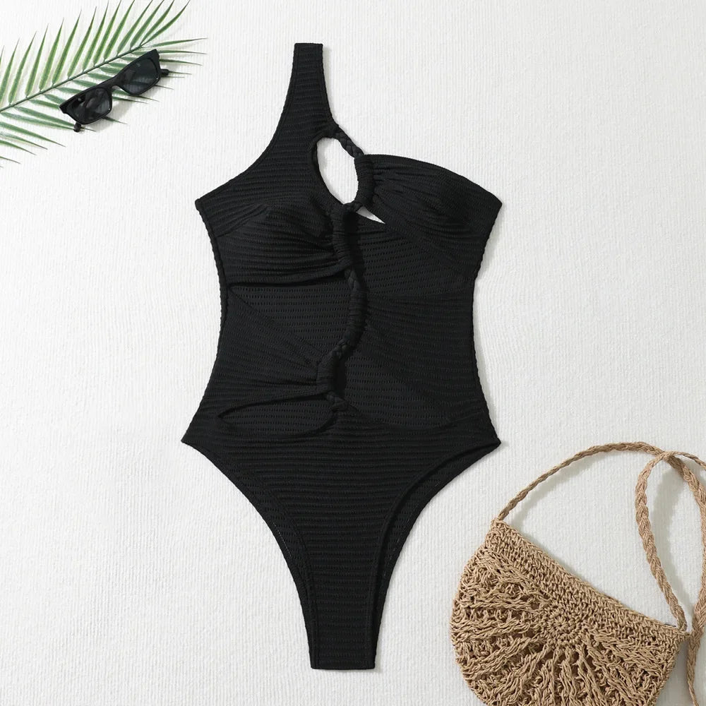 Solid Color New Braided Rope One-piece - Empire P.E