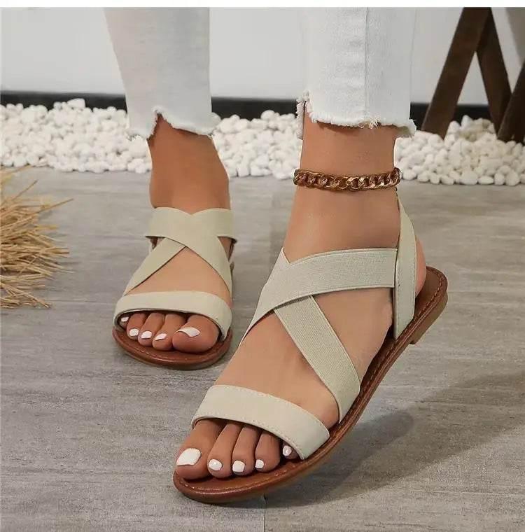 Summer Women Shoes Sandals Party Sandals Woman Beach Walking Shoes Retro Women's Sandals Plus Size Footwear Female Women Sandal - Empire P.E