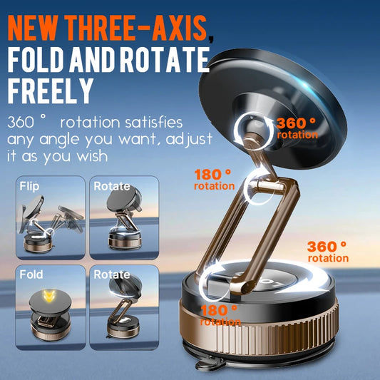 Car Mount Phone Holder 2025 New Model Magnetic Absorption