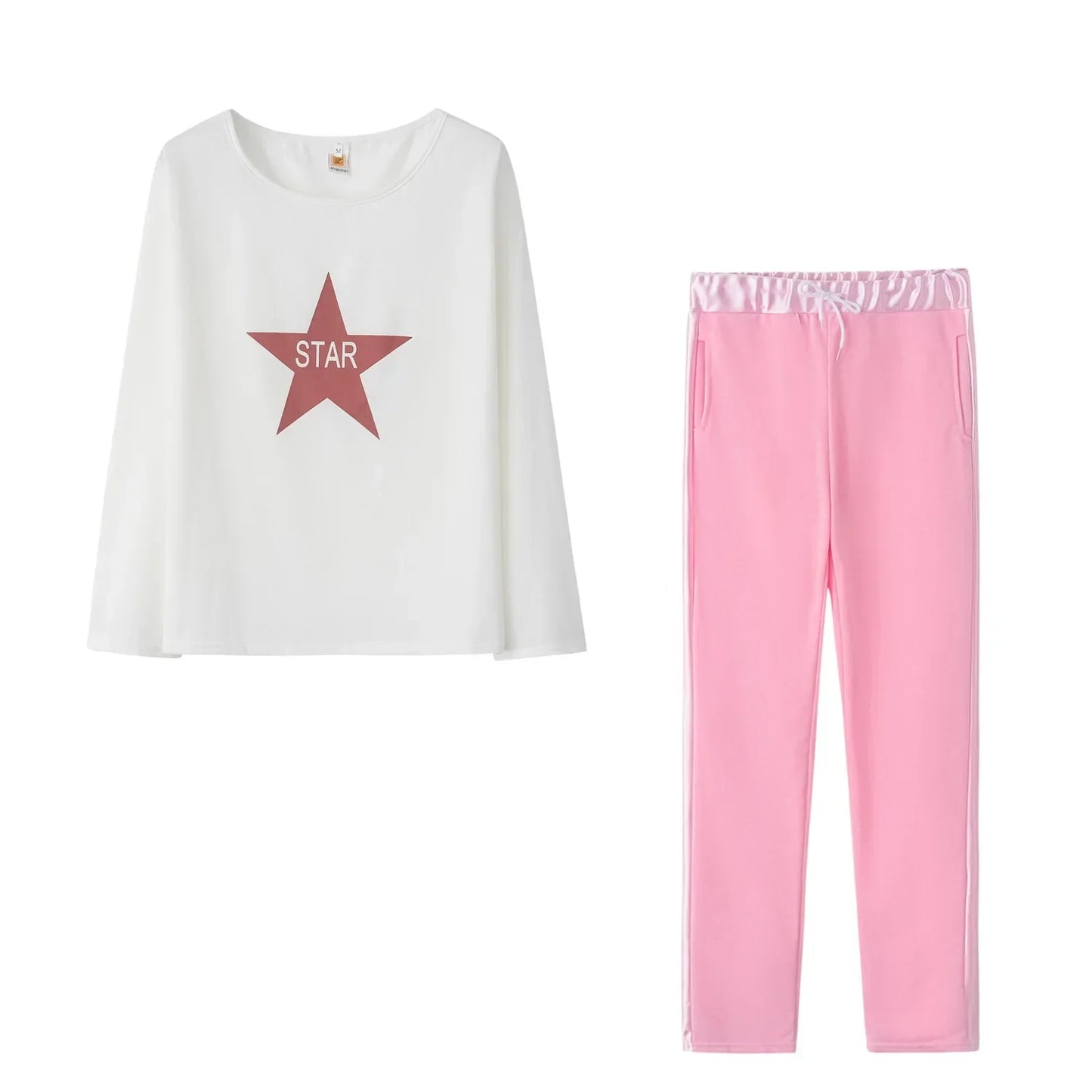 2 Pieces Set Women 2023 New Leisure Suit Sports Set - Empire P.E