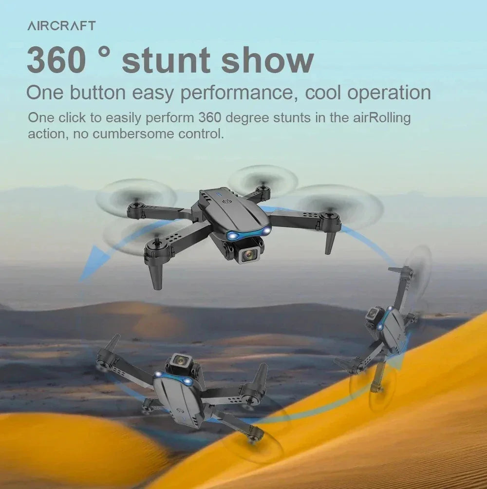 E99Pro Drone HD Professional 4k drone Dual Camera WIFI - Empire P.E