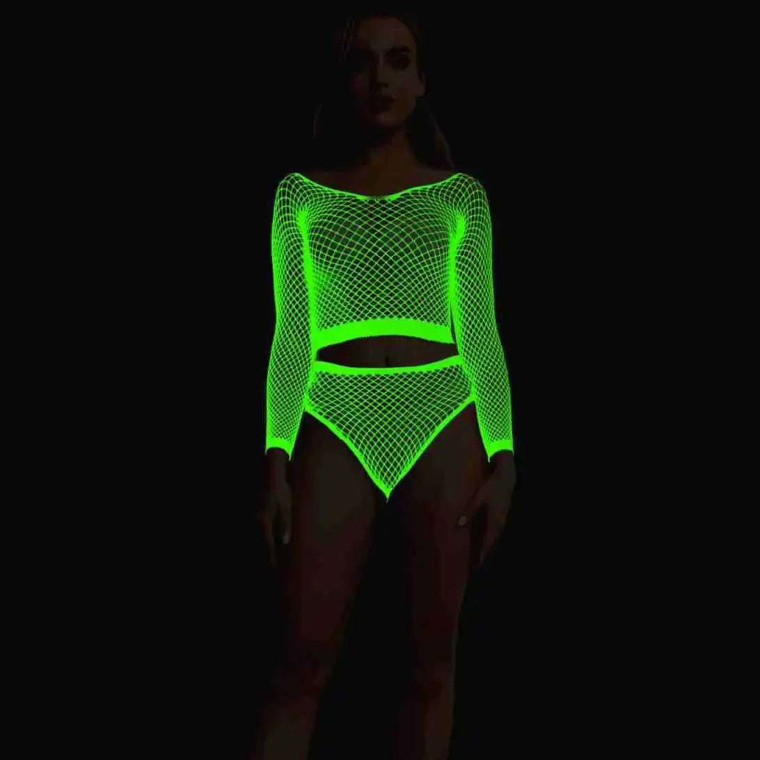 Pole Dance Clothing Luminous Glowing Lingerie - Empire P.E