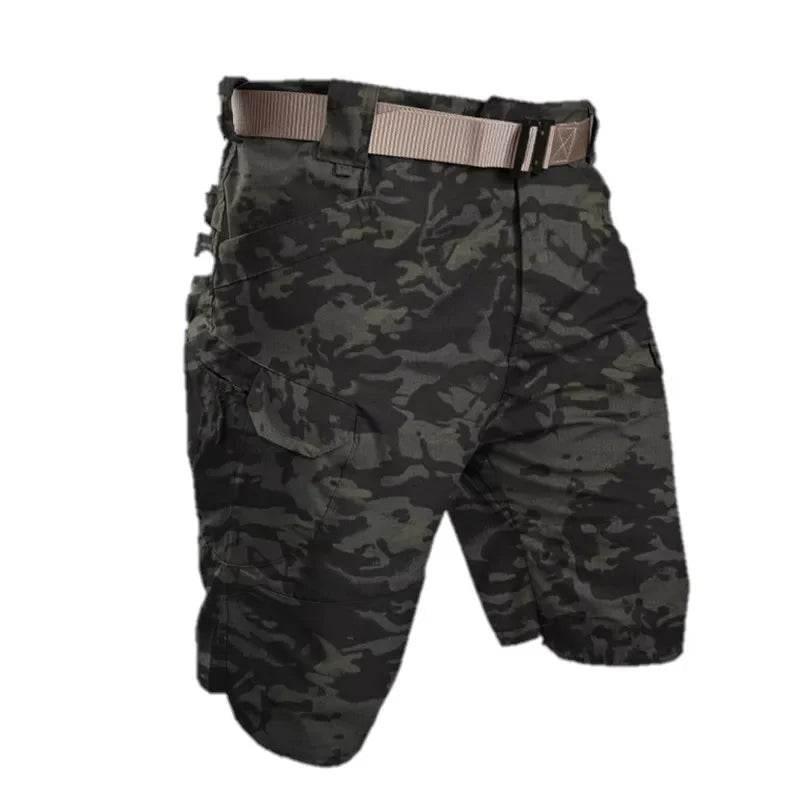 Including Belt Waterproof Quick Dry Multi-pocket Short Pants - Empire P.E