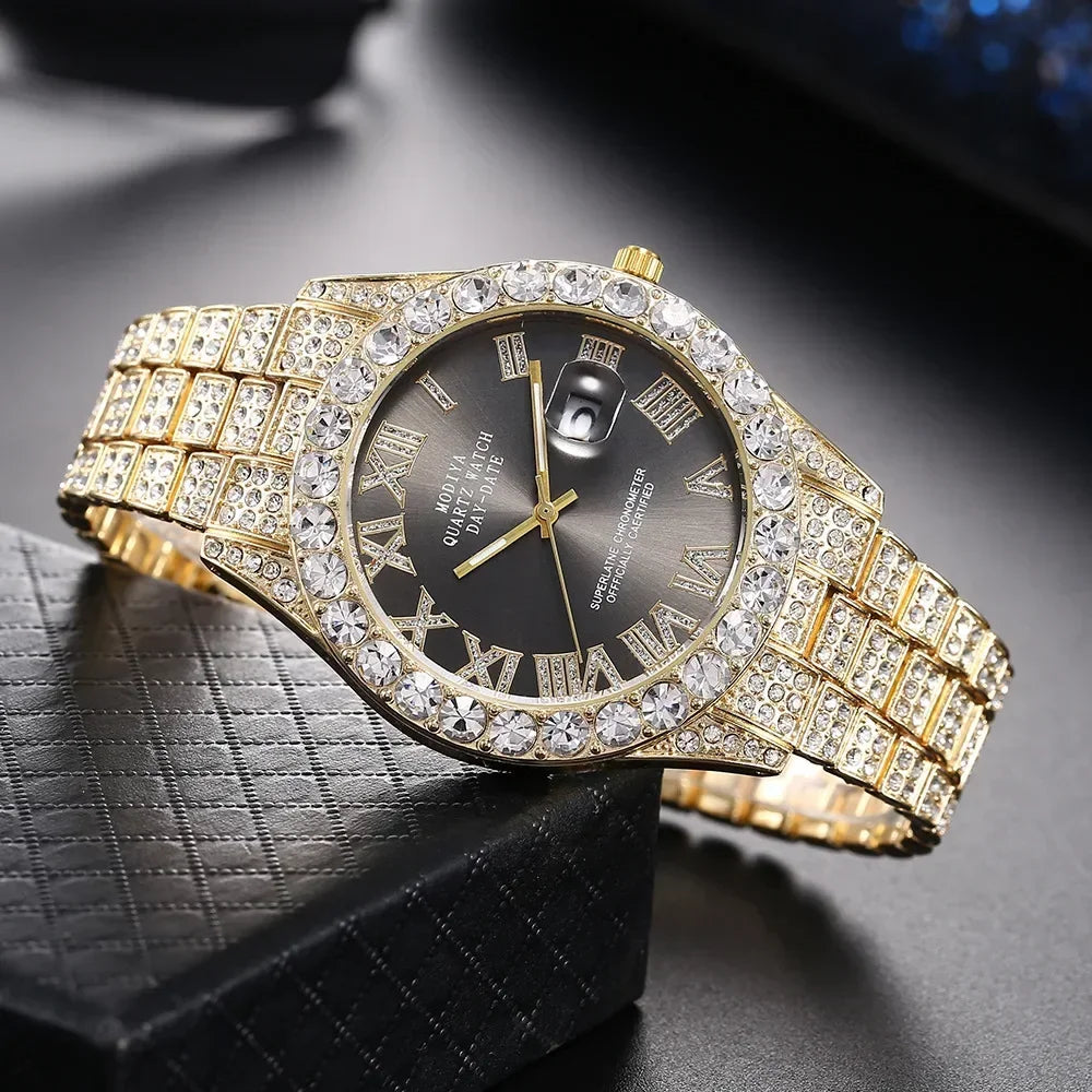 Hot Sale Diamond Bling Watch Men - Empire P.E