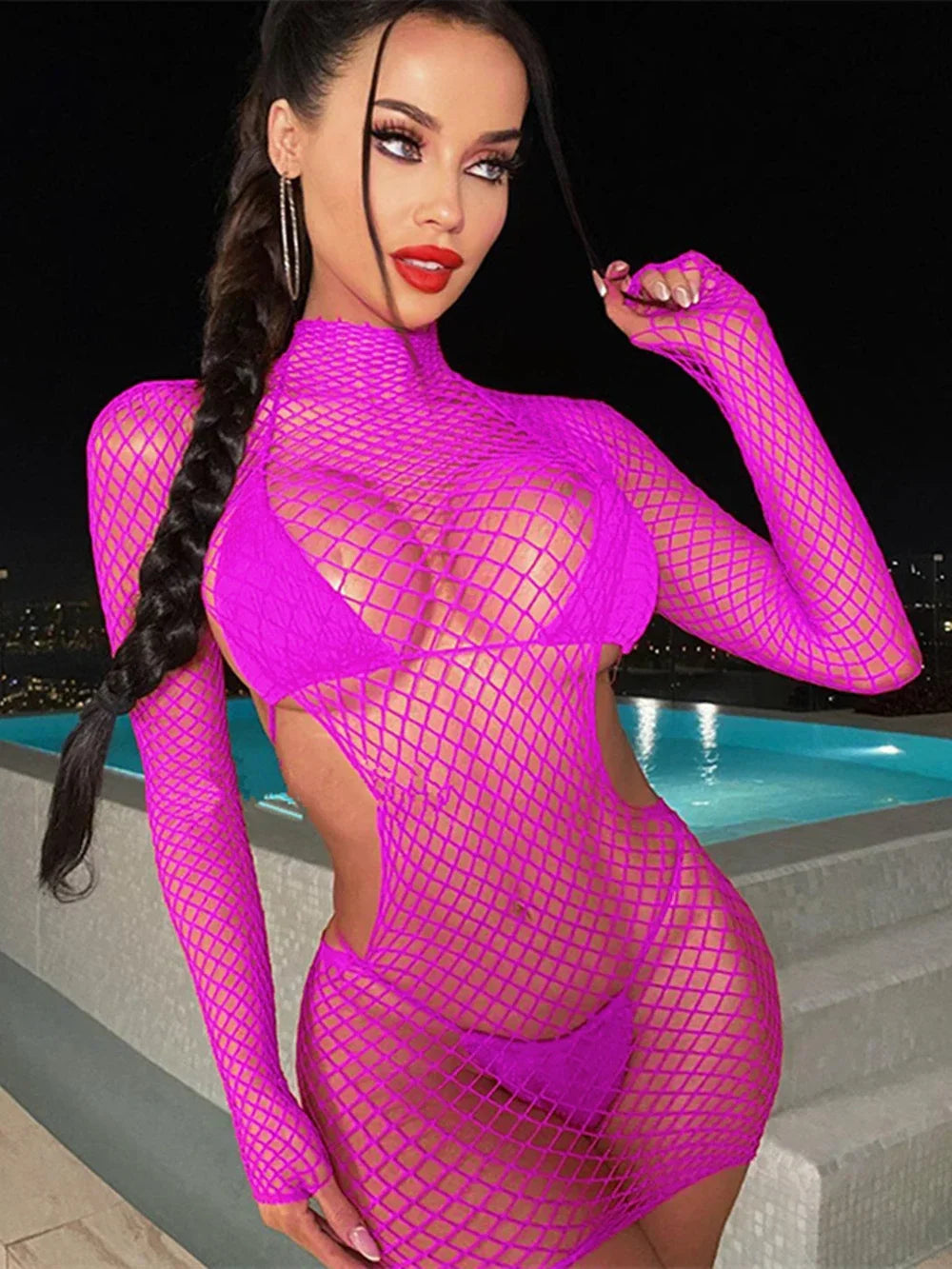 Hot Transparent Mini Dress Sexy Lingerie - Empire P.E