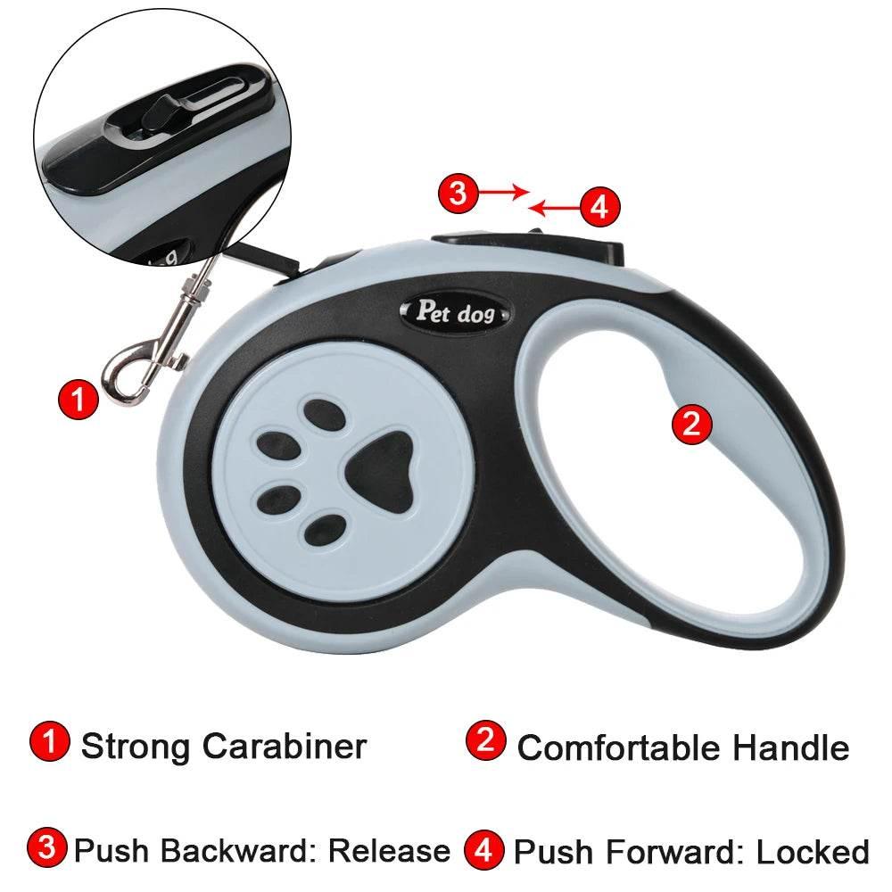 Pet Dog Leash Retractable Puppy Roulette For Small Medium Dogs Running Walking Chihuahua Traction Rope Outdoor Pet Accessories - Empire P.E