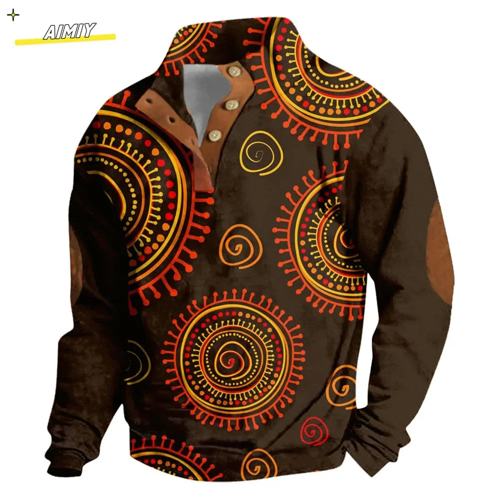 Vintage Men's Hoodie Casual Jacket - Empire P.E