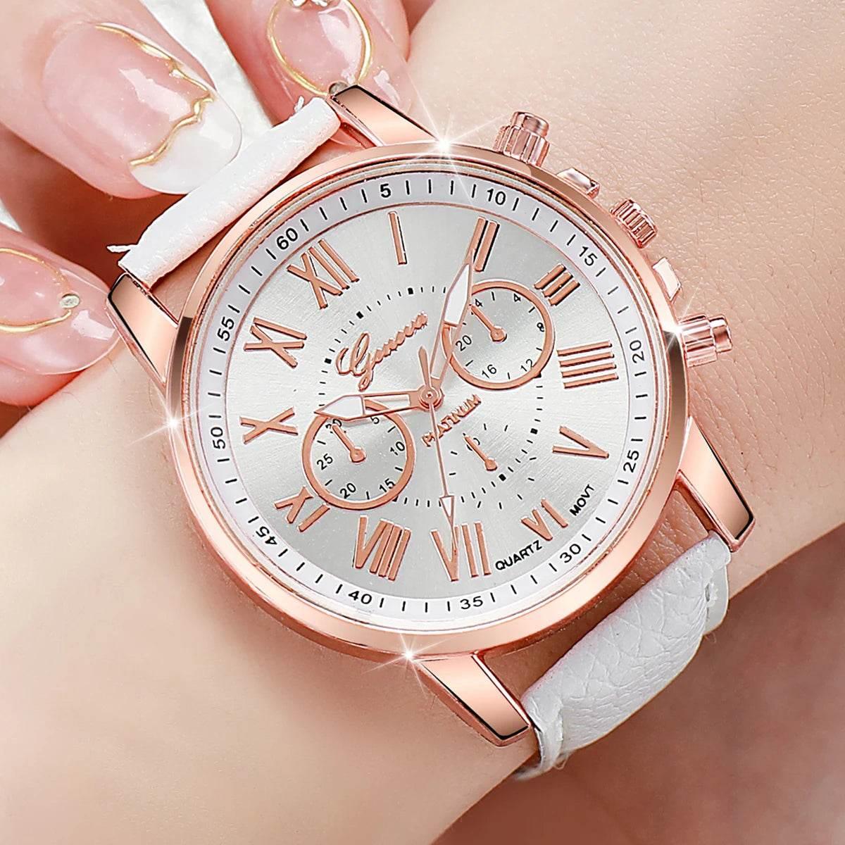 5PCS/Set Women's Multi Color Watch - Empire P.E
