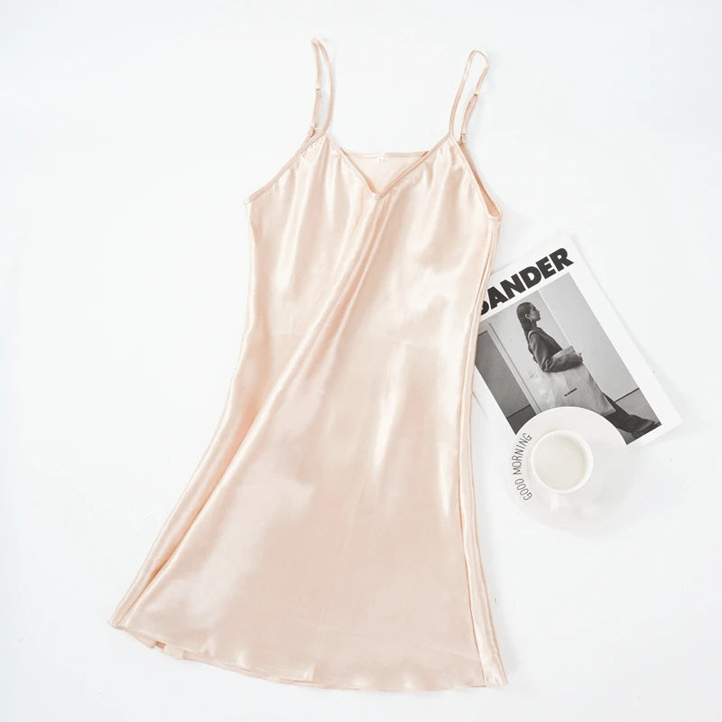 Women's Satin Sexy Nightgown - Empire P.E