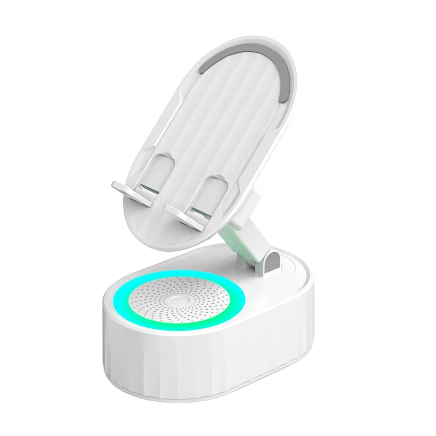5 in 1 Induction Speaker Phone Stand Home Smart Wireless Bluetooth Speaker Office Upright Tablet Stand - Empire P.E