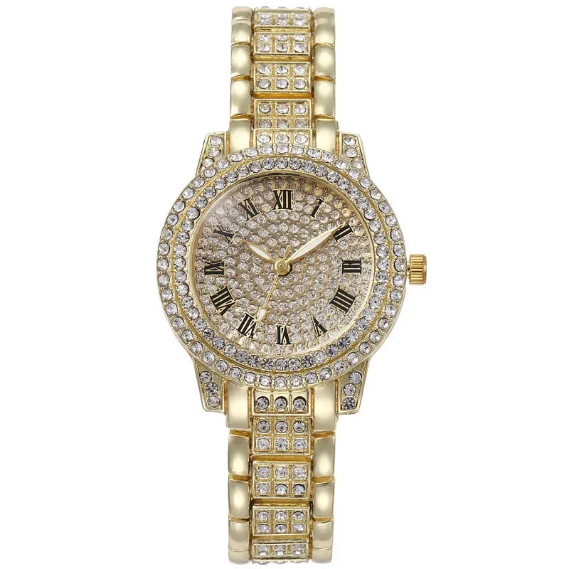Women Shiny Diamond Watch - Empire P.E