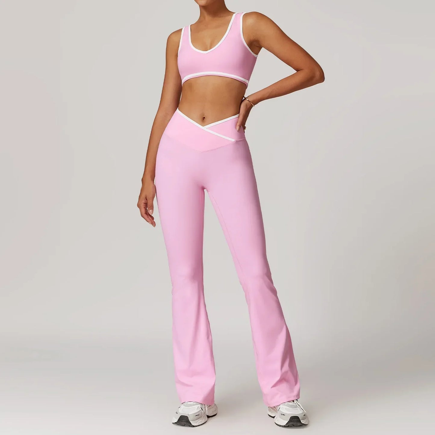 Yoga Set 2 Pieces Workout Outfits Fitness - Empire P.E