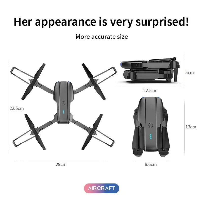Foldable Mini Drone E99 K3 Pro - 4K Dual Camera - Empire P.E