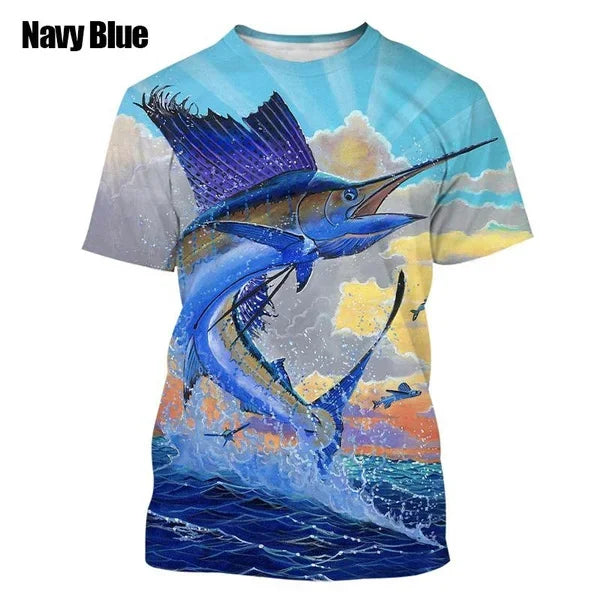 2023 Men's Summer Outdoor Fishing T-Shirts - Empire P.E