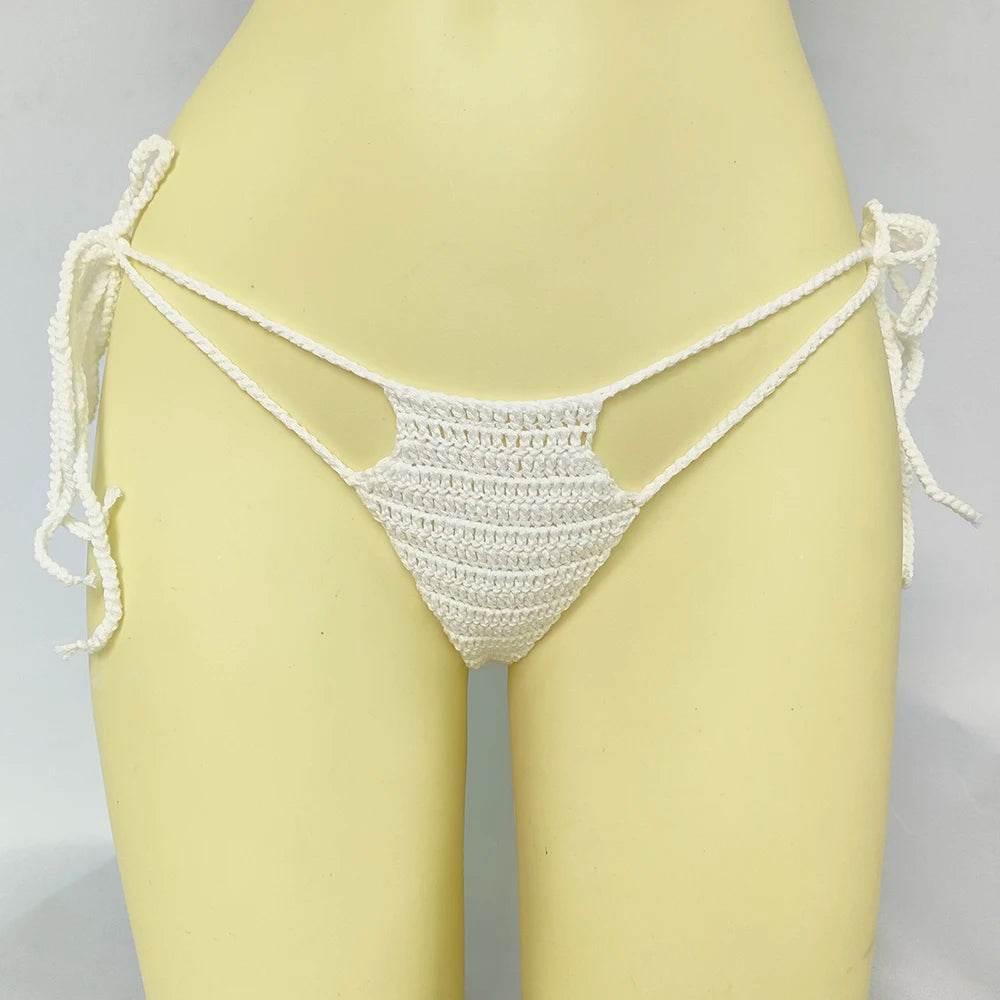 Women Micro Bikini Cotton Thong Swimsuit 2024 Beach Spa Sexy Bikini Set Swimming Suit - Empire P.E