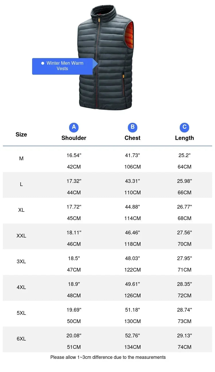 Men's Warm Vests - Empire P.E