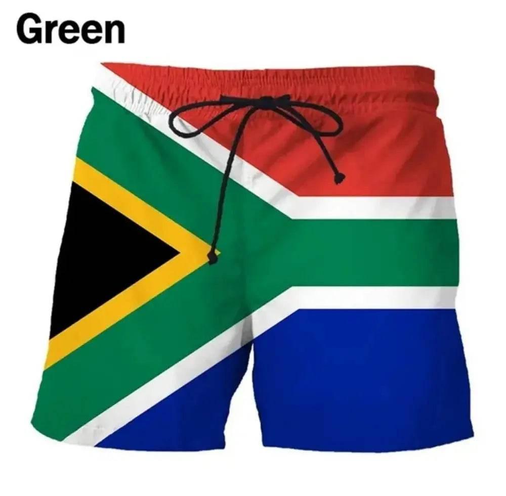 2024 Germany United States British Flag Beach Shorts Men's 3D Printed - Empire P.E