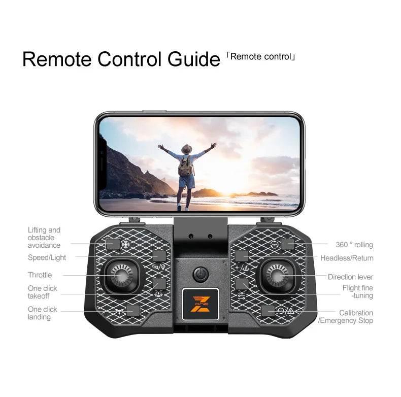 New RG608PRO Drone GPS 8K HD Camera Optical Flow Positioning Obstacle Avoidance Brushless Motor Foldable Quadcopter Drone Toys - Empire P.E