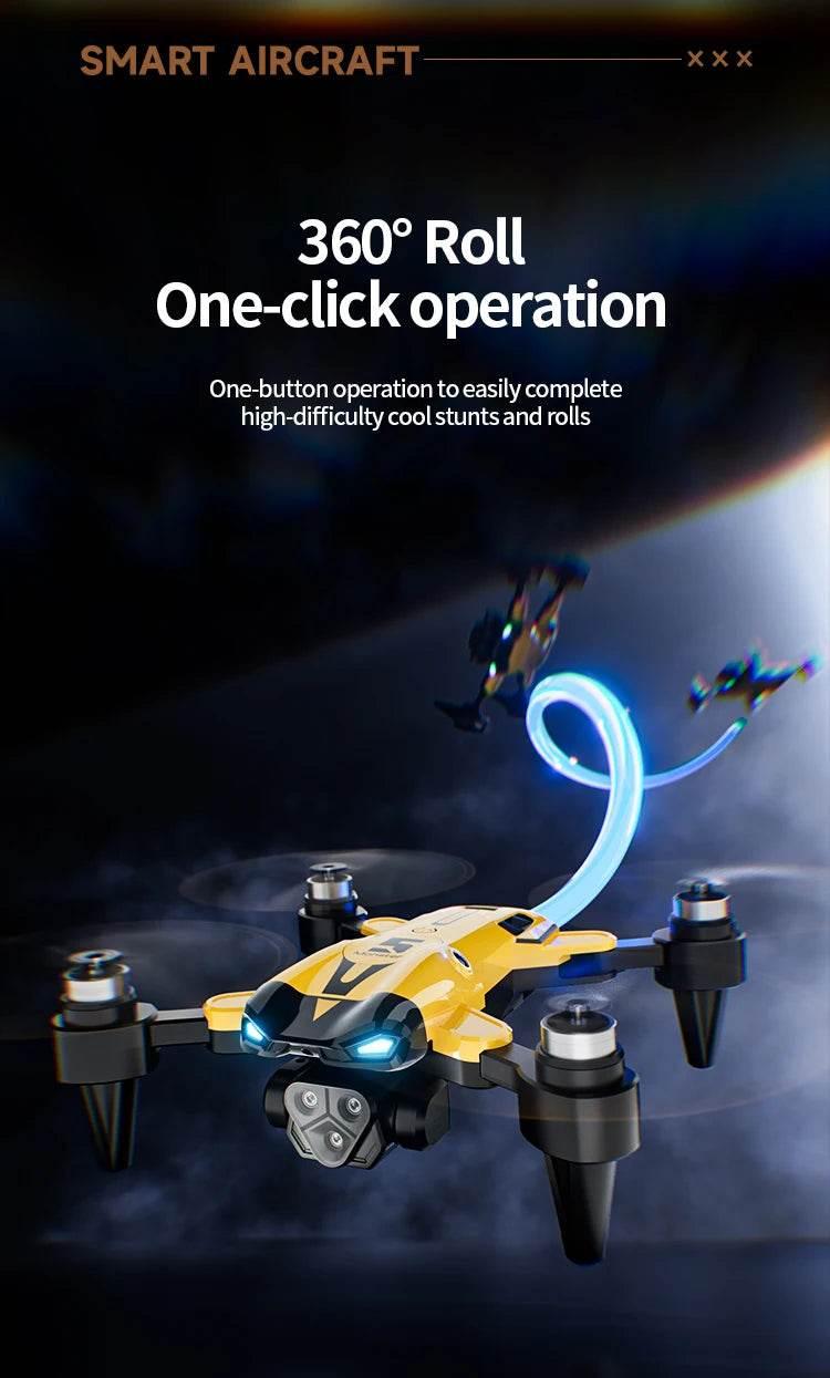 2024 New M5 Drone 8K Professional Triple Camera Brushless Motor Optical Flow Positioning Foldable Quadcopter RC Dron Toys Gifts - Empire P.E