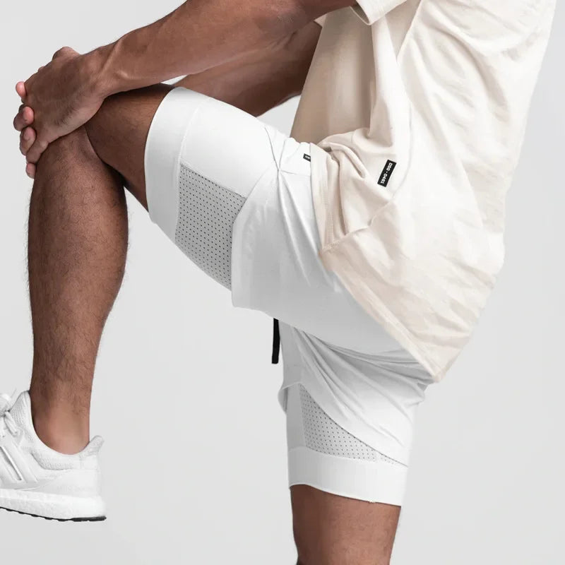 2023 new Breathable Double layer sport shorts - Empire P.E